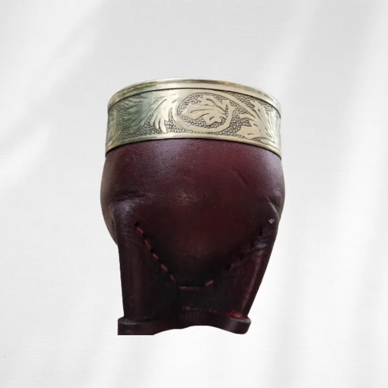 Imperial Calabaza de Cuero y Virola Cincelada